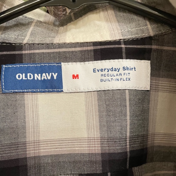 Black&White plaid flannel - Picture 3 of 4